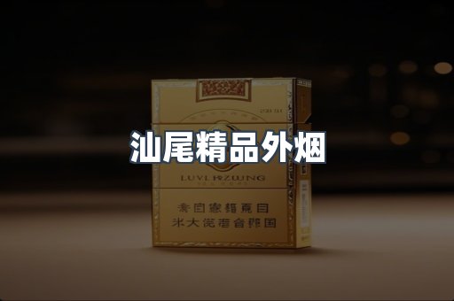 汕尾精品外烟